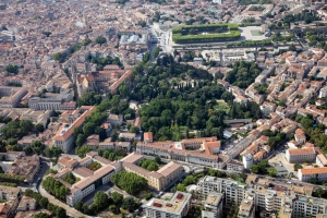 Photo vue du ciel du Jardin des plantes